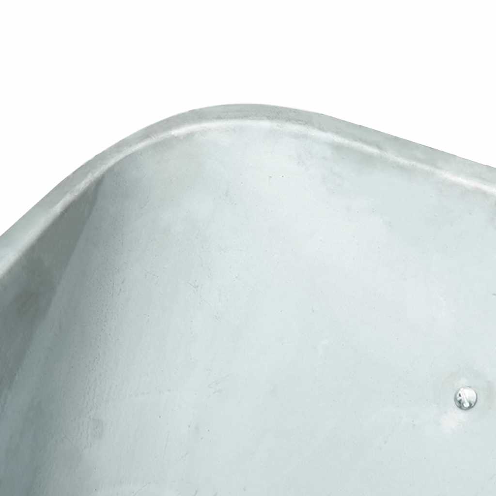 Carriole Argento e Nero 137 x 60 x 65,5 cm Acciaio