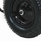 Carriole Argento e Nero 137 x 60 x 65,5 cm Acciaio