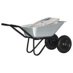 Carriole Argento e Nero 137 x 60 x 65,5 cm Acciaio