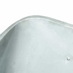 Carriole Argento e Nero 141 x 60 x 57 cm Acciaio