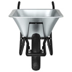 Carriole Argento e Nero 141 x 60 x 57 cm Acciaio