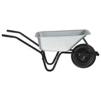 Carriole Argento e Nero 141 x 60 x 57 cm Acciaio