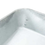 Carriole Argento e Nero 124 x 73 x 65 cm Acciaio
