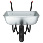 Carriole Argento e Nero 133 x 62,5 x 58 cm Acciaio