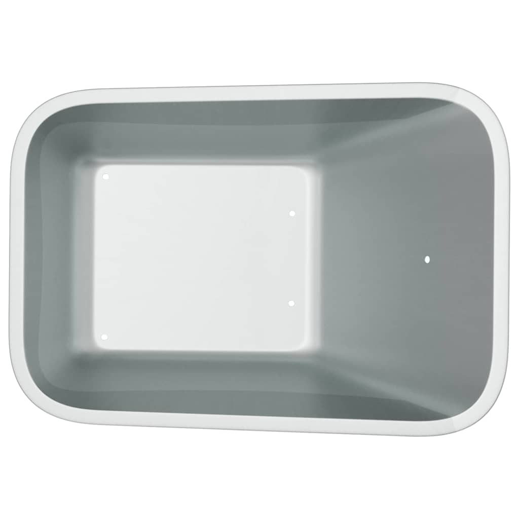 Sostituzione Vassoio Carriola Argento 88 x 60 x 32 cm Acciaio