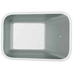 Sostituzione Vassoio Carriola Argento 88 x 60 x 32 cm Acciaio