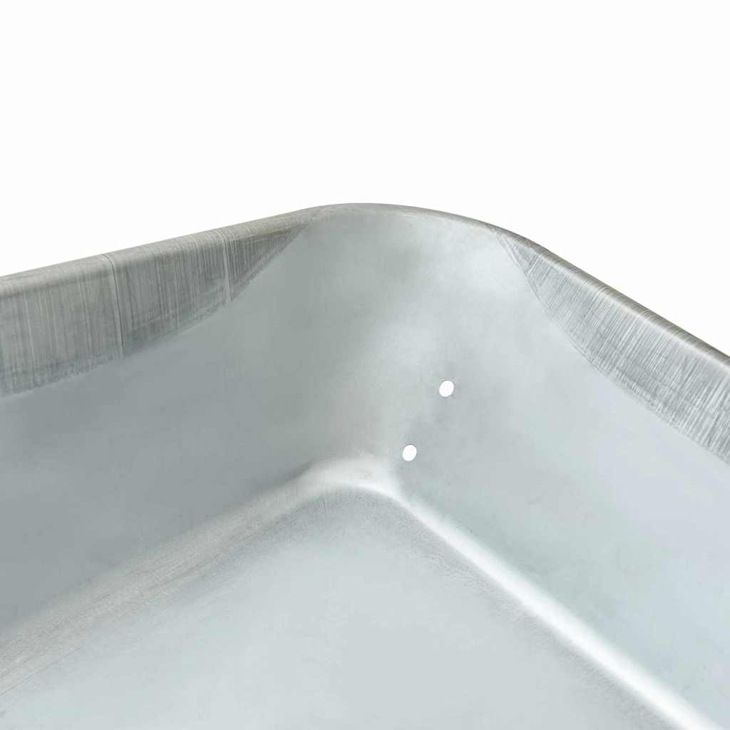Sostituzione Vassoio Carriola Argento 90 x 63 x 28 cm Acciaio