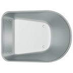 Sostituzione Vassoio Carriola Argento 90 x 63 x 28 cm Acciaio