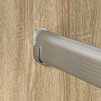 Asta per armadio 2 pcs Argento 264 x 15 x 29 mm