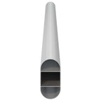 Asta per armadio 12 pcs Argento 316 x 15 x 29 mm