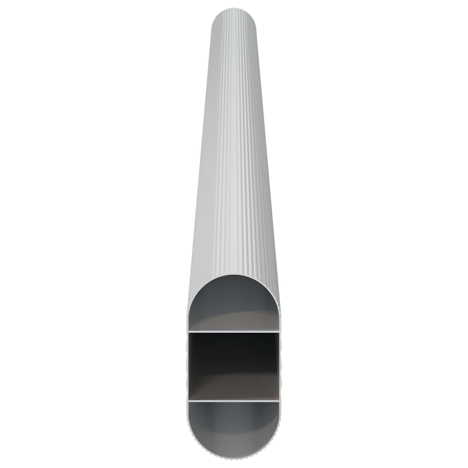 Asta per armadio 12 pcs Argento 316 x 15 x 29 mm