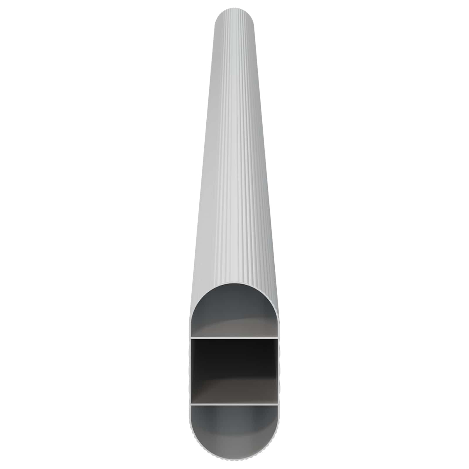 Asta per armadio 12 pcs Argento 372 x 15 x 29 mm