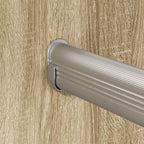 Asta per armadio 2 pcs Argento 464 x 15 x 29 mm