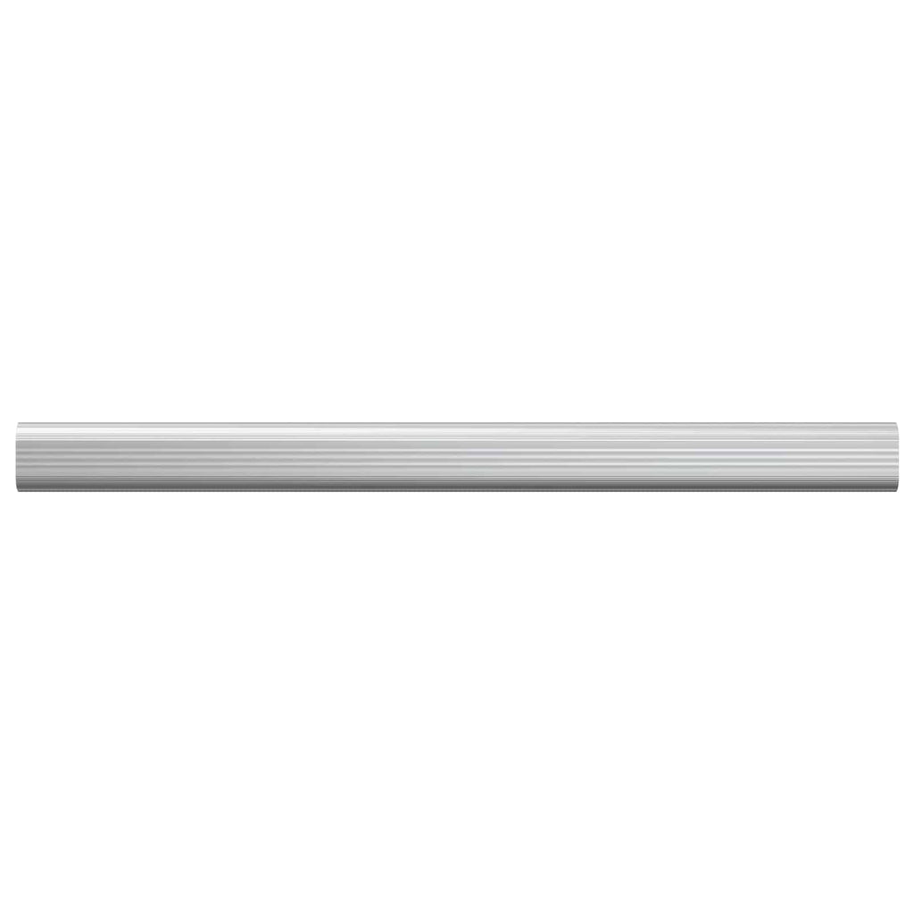 Asta per armadio 2 pcs Argento 464 x 15 x 29 mm