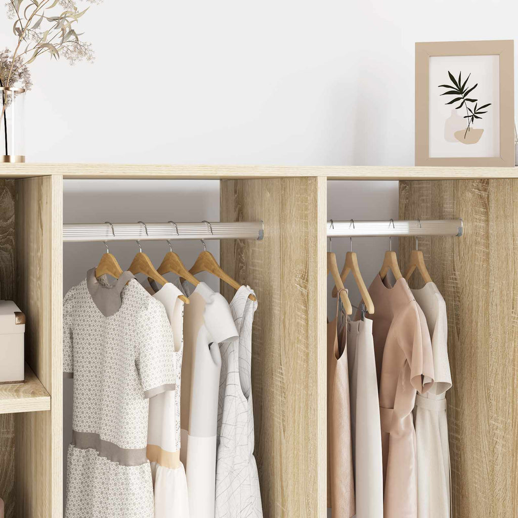 Asta per armadio 12 pcs Argento 472 x 15 x 29 mm