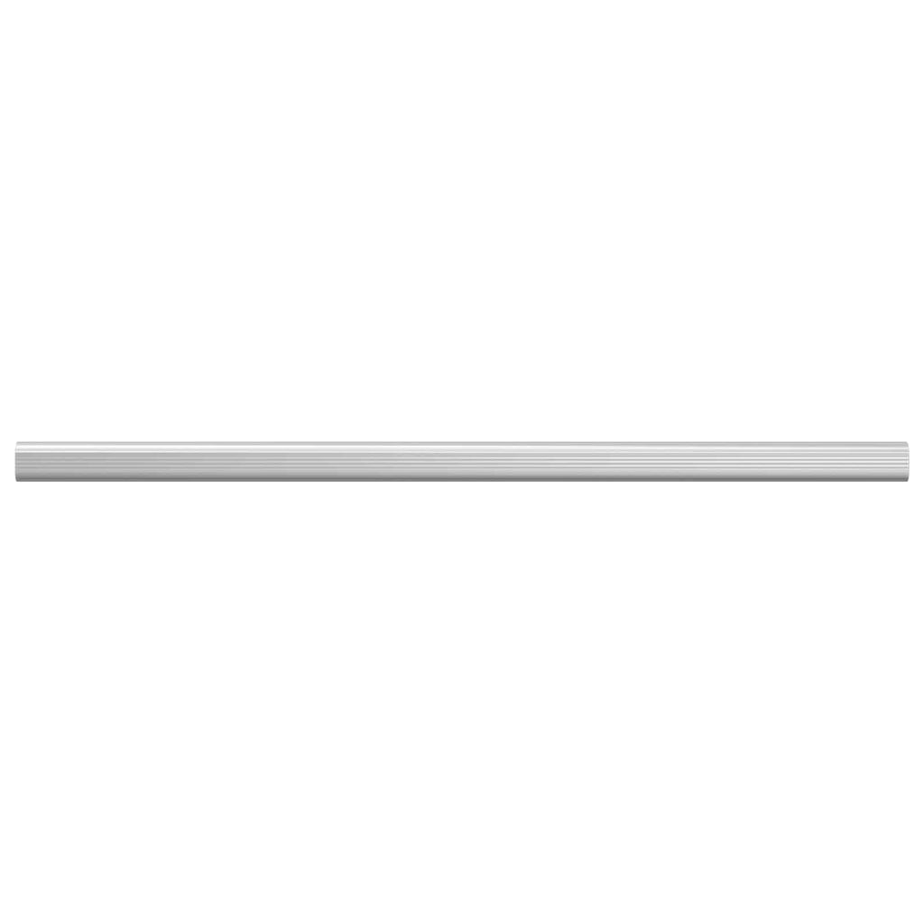 Asta per armadio 2 pcs Argento 664 x 15 x 29 mm