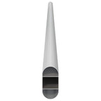 Asta per armadio 12 pcs Argento 764 x 15 x 29 mm
