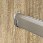 Asta per armadio 2 pcs Argento 864 x 15 x 29 mm