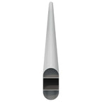 Asta per armadio 12 pcs Argento 864 x 15 x 29 mm