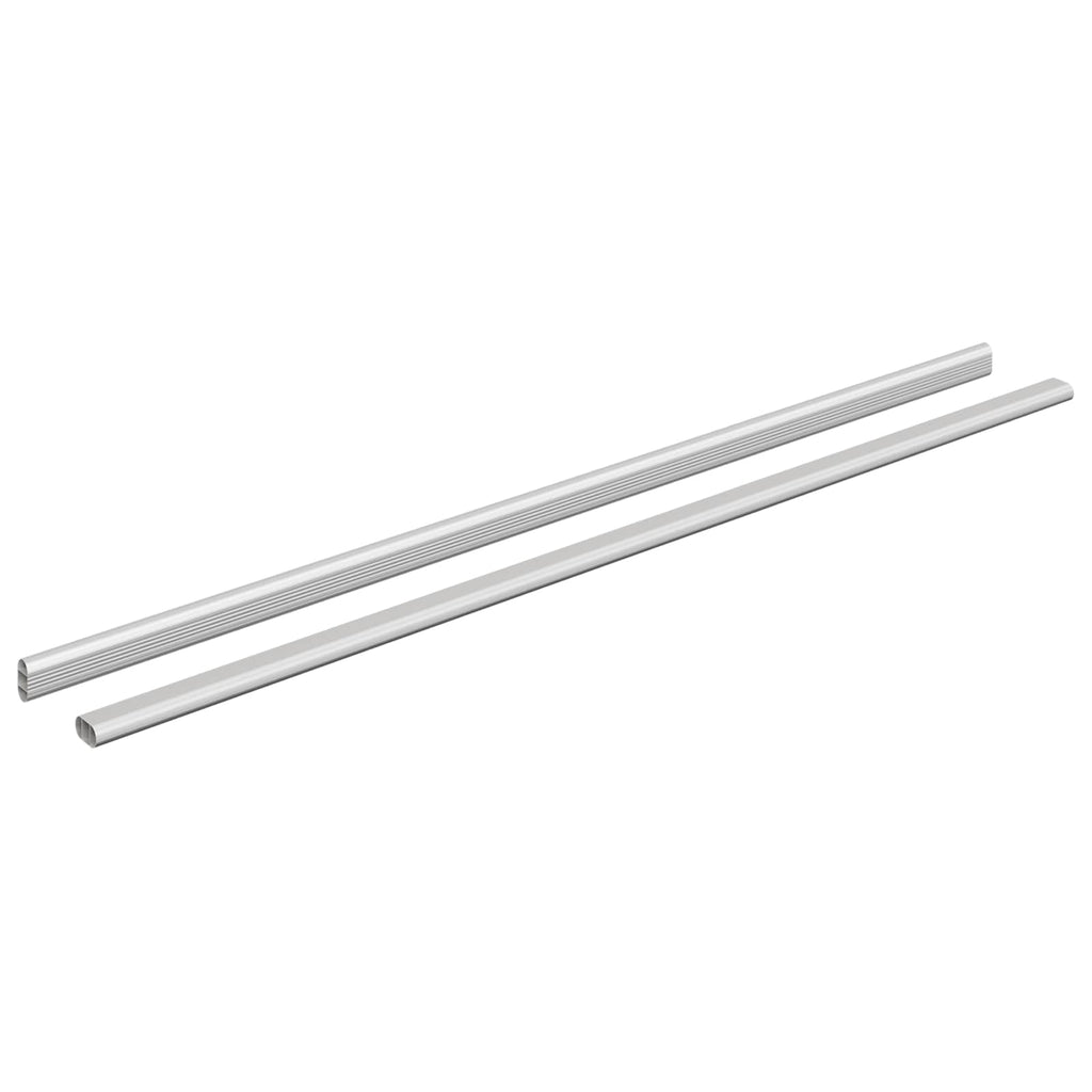 Asta per armadio 2 pcs Argento 964 x 15 x 29 mm