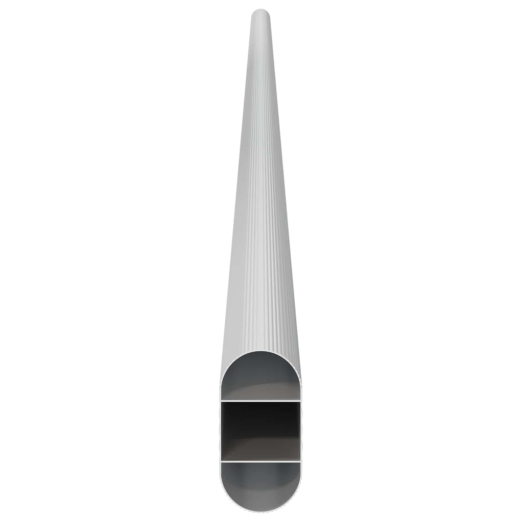 Asta per armadio 12 pcs Argento 964 x 15 x 29 mm