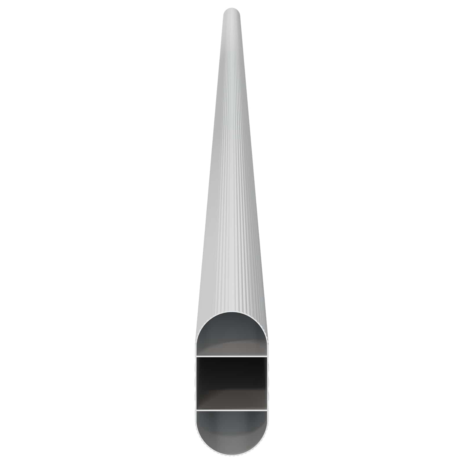 Asta per armadio 12 pcs Argento 964 x 15 x 29 mm