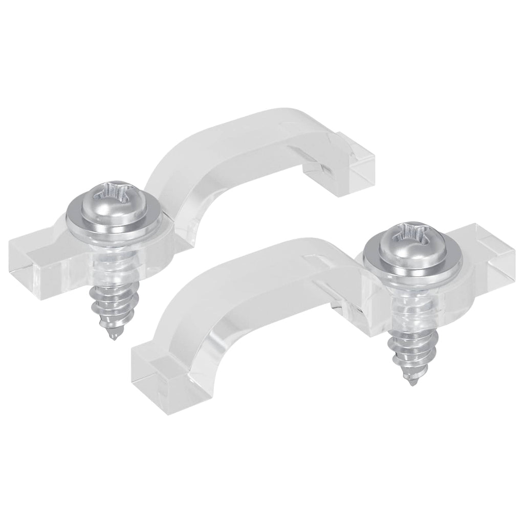 Clip per Striscia LED 2 pcs Trasparente 23,8 x 7,3 x 4,3 mm