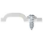 Clip per Striscia LED 12 pcs Trasparente 23,8 x 7,3 x 4,3 mm