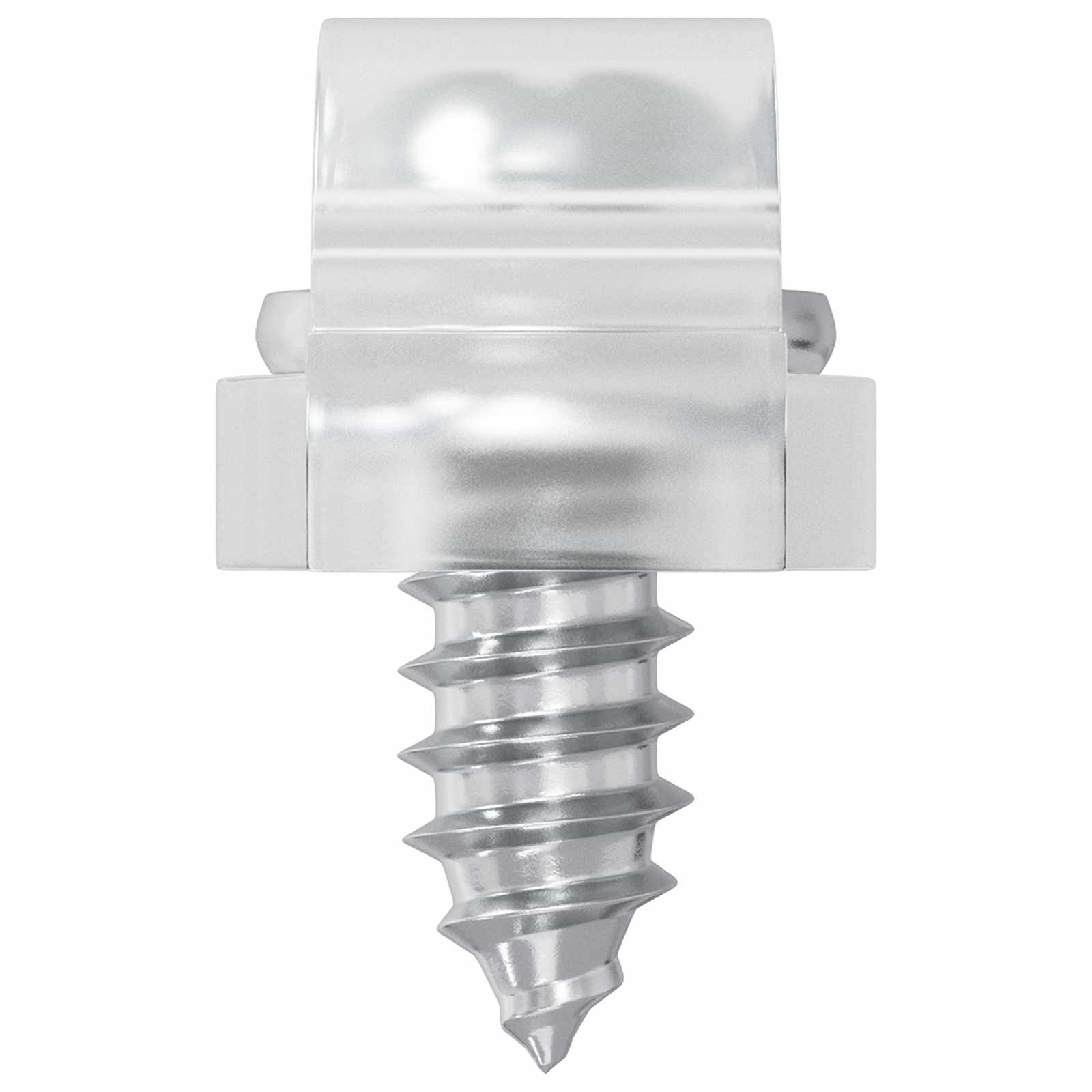 Clip per Striscia LED 12 pcs Trasparente 23,8 x 7,3 x 4,3 mm