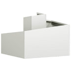 Vaso da giardino Bianco 60 x 60 x 50 cm
