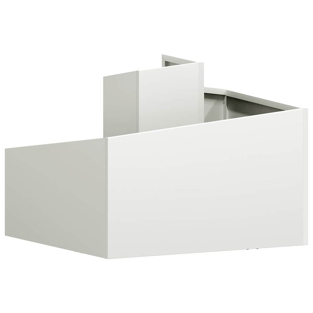 Vaso da giardino Bianco 60 x 60 x 50 cm