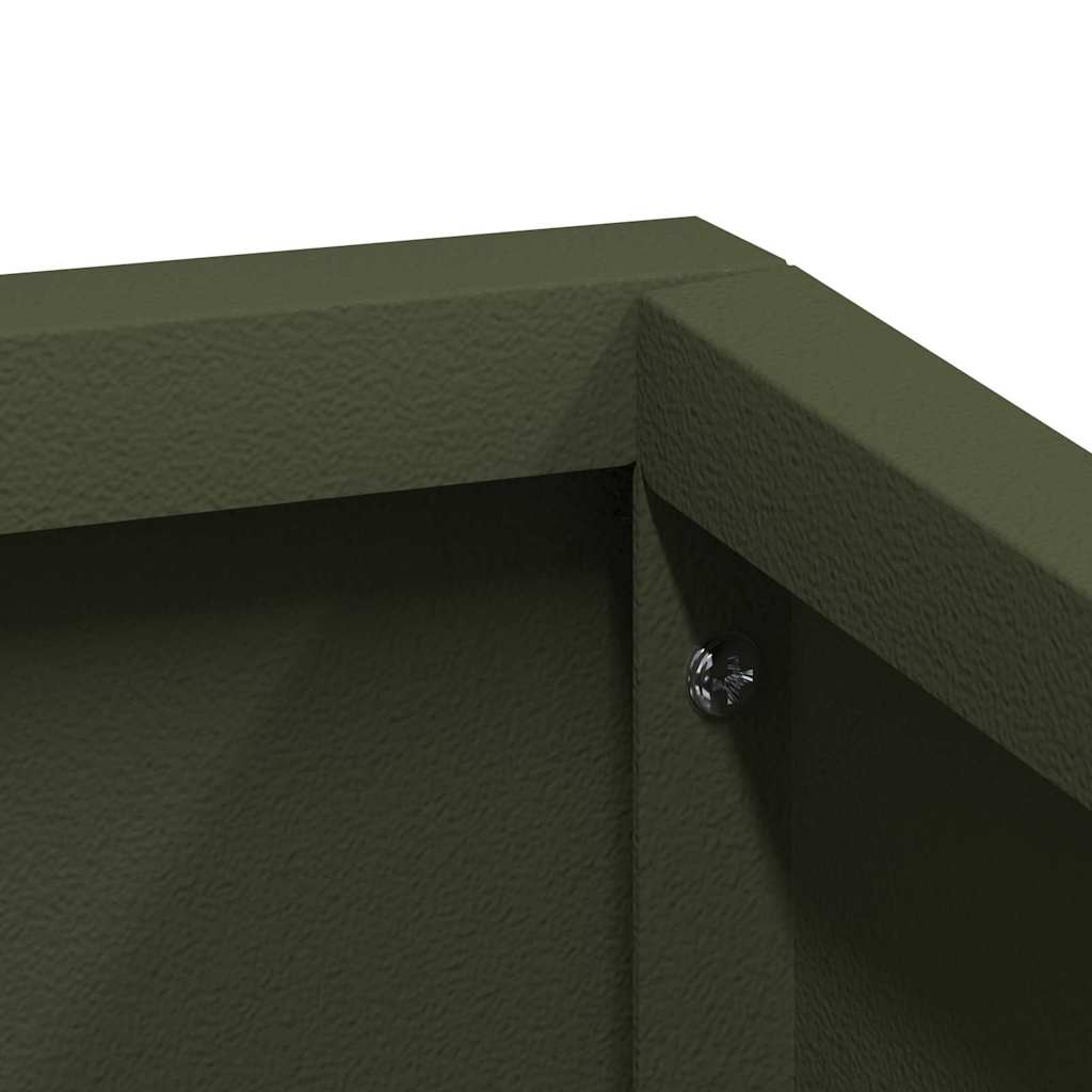Vaso da giardino Verde oliva 60 x 60 x 50 cm