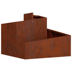 Vaso da giardino Marrone 60 x 60 x 50 cm