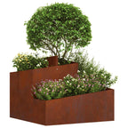 Vaso da giardino Marrone 60 x 60 x 50 cm