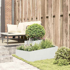 Vaso da giardino Bianco 80 x 80 x 50 cm