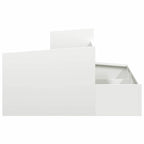 Vaso da giardino Bianco 80 x 80 x 50 cm