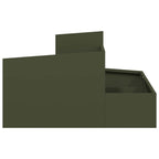 Vaso da giardino Verde oliva 80 x 80 x 50 cm
