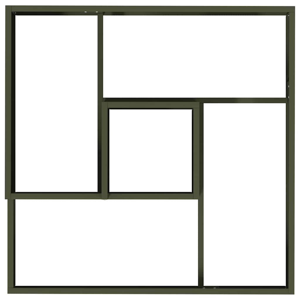 Vaso da giardino Verde oliva 80 x 80 x 50 cm