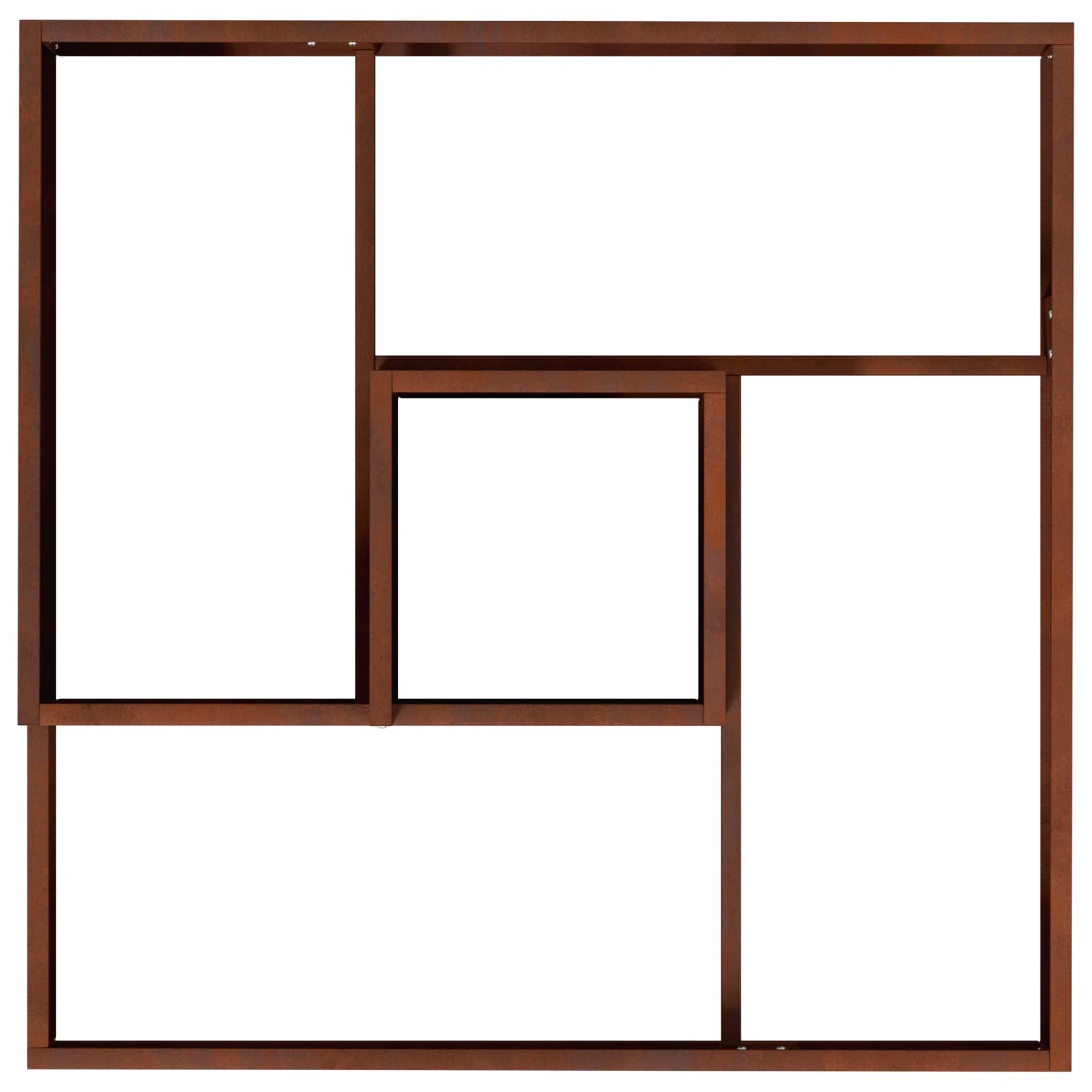 Vaso da giardino Marrone 80 x 80 x 50 cm