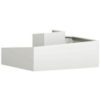 Vaso da giardino Bianco 100 x 100 x 50 cm