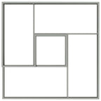 Vaso da giardino Argento 100 x 100 x 50 cm Acciaio zincato