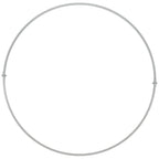 Anello per vaso 5 pcs Bianco 40 x 40 x 20 cm