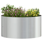 Anello per vaso Argento 40 x 40 x 20 cm Acciaio zincato