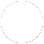 Anello per vaso Bianco 80 x 80 x 20 cm