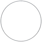 Anello per vaso Antracite 80 x 80 x 20 cm
