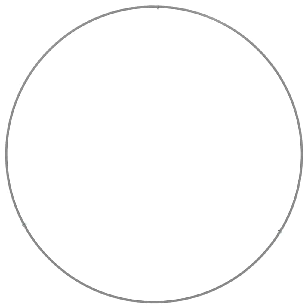 Anello per vaso Argento 80 x 80 x 20 cm Acciaio zincato