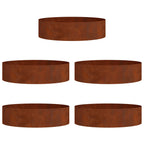 Anello per vaso 5 pcs Marrone 80 x 80 x 20 cm