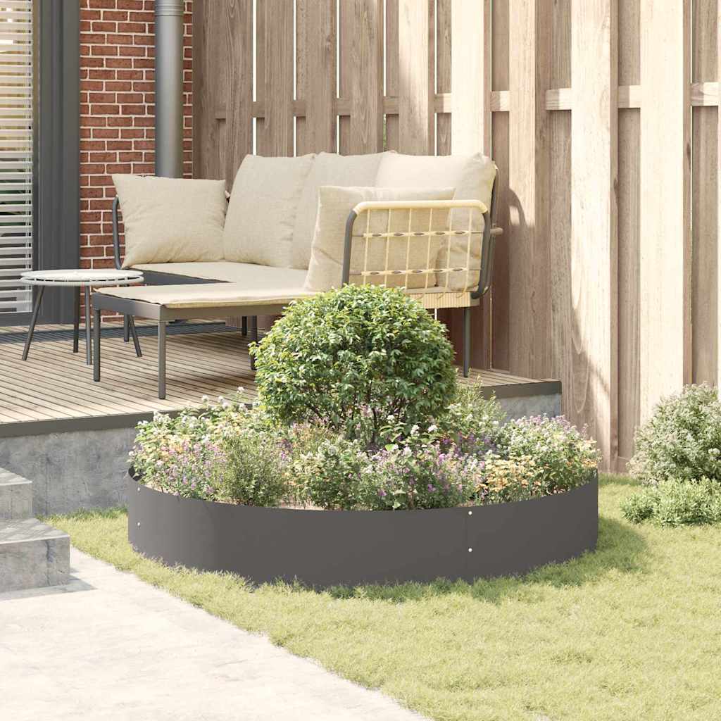 Anello per vaso 5 pcs Nero 120 x 120 x 20 cm