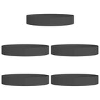 Anello per vaso 5 pcs Nero 120 x 120 x 20 cm