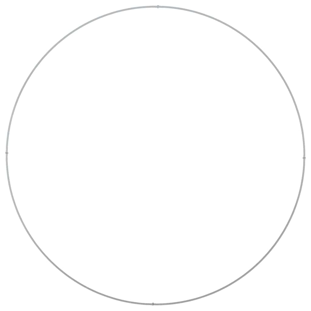 Anello per vaso Argento 120 x 120 x 20 cm Acciaio zincato